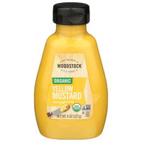 Woodstock Foods, Organic Yellow Mustard, 8 Oz