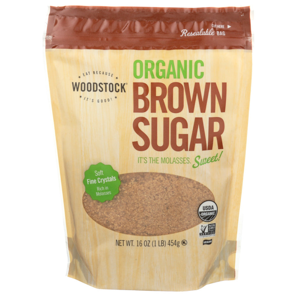 Woodstock Foods, Organic Brown Sugar, 16 Oz