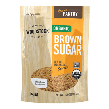 Woodstock Foods, Organic Brown Sugar, 16 Oz