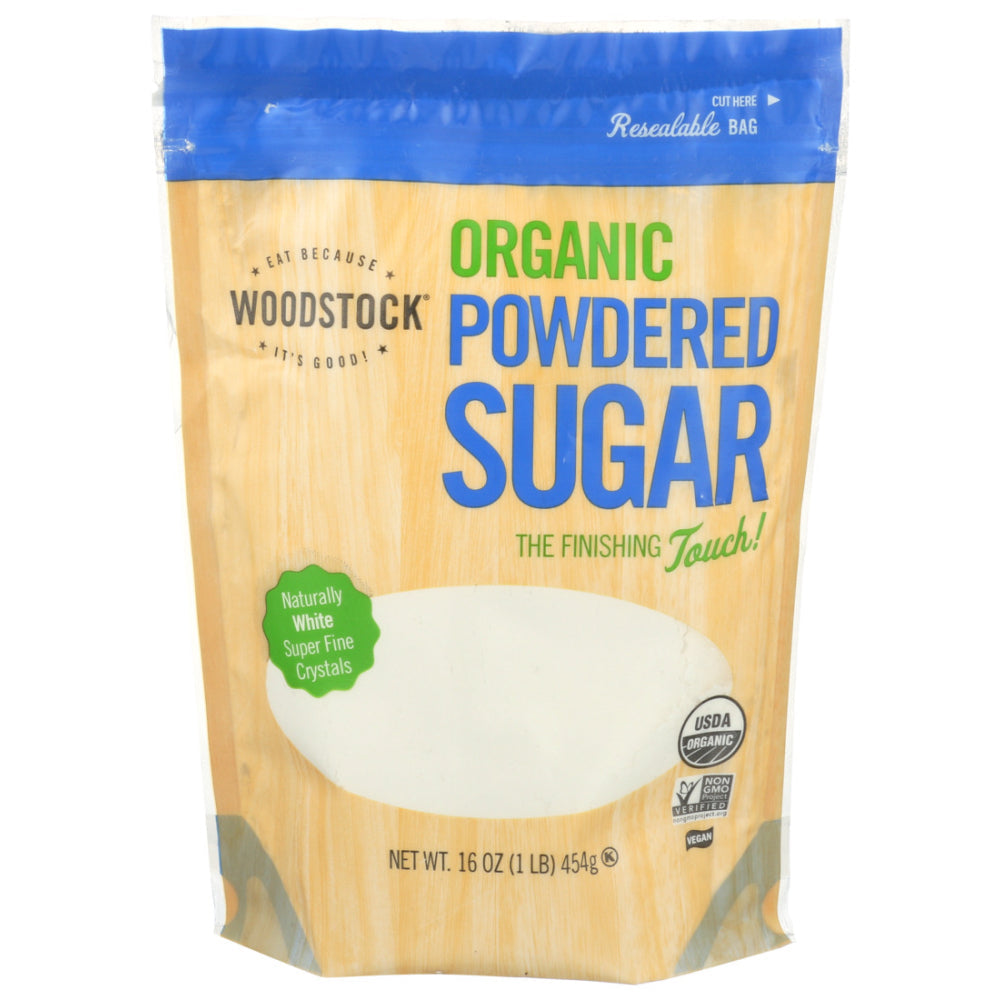 Woodstock Foods, Organic Powdered Sugar, 16 Oz