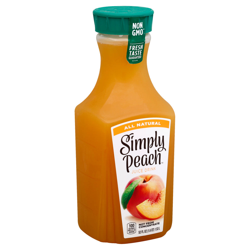 Simply Beverages, Peach Juice, 52 Fl Oz