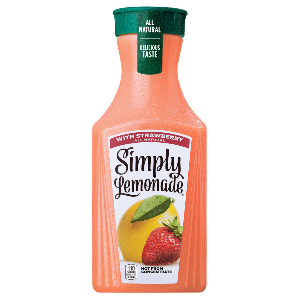 Simply Beverages, Lemonade With Strawberry, 52 Fl Oz