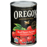 Oregon Specialty Fruit, Red Tart Cherries, Whole Pitted In Water Can, 14.5 Oz