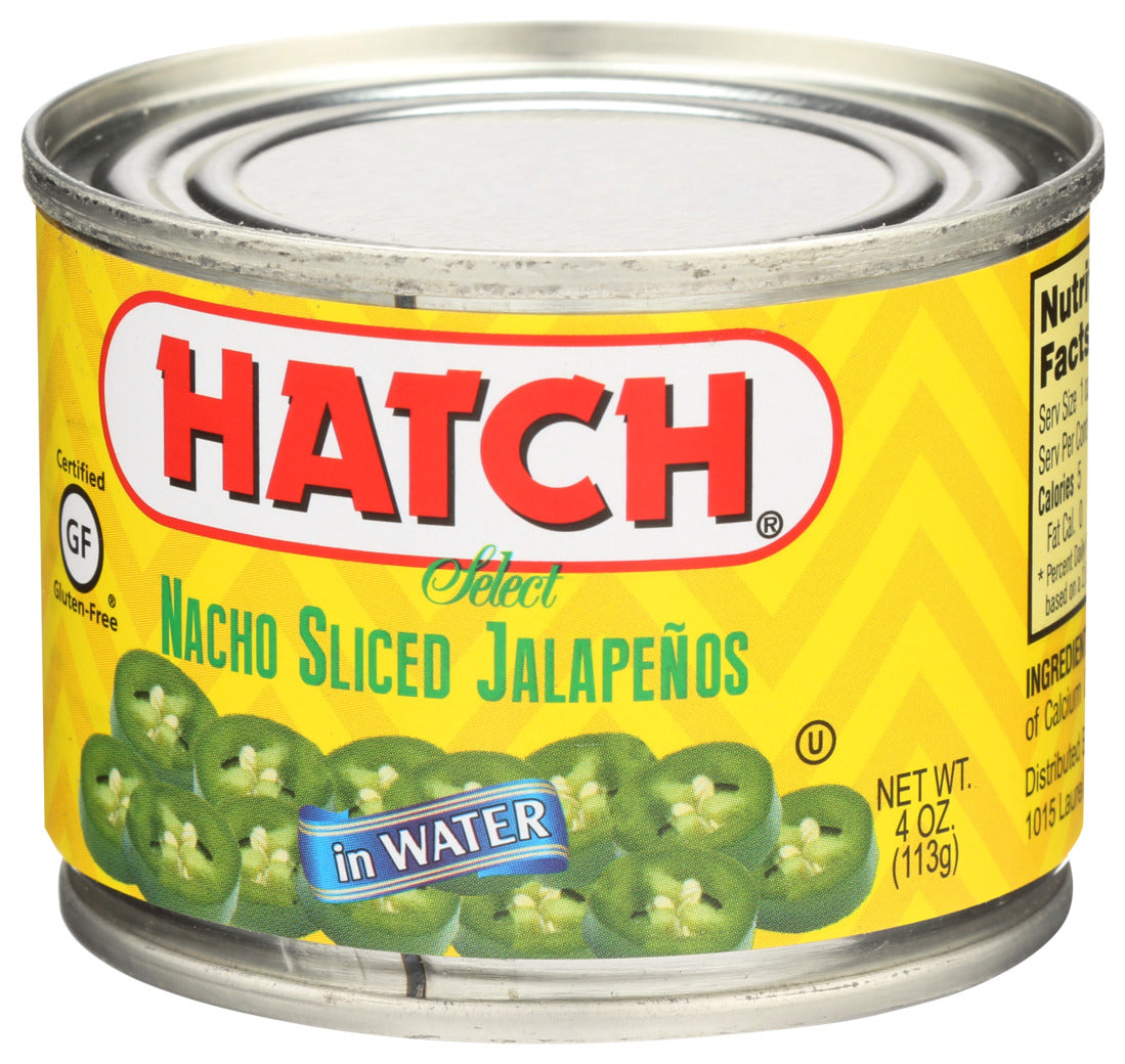 Hatch Chile, Nacho Sliced Jalapenos, 4 Oz