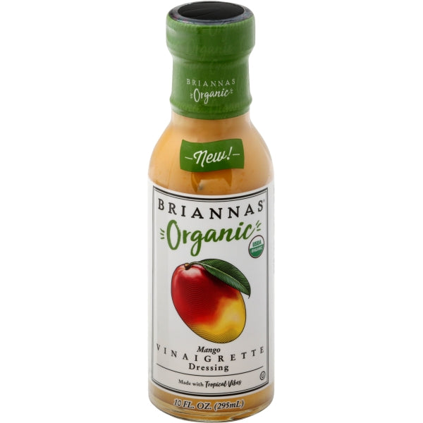 Briannas, Organic Mango Vinaigrette Dressing, 10 Oz