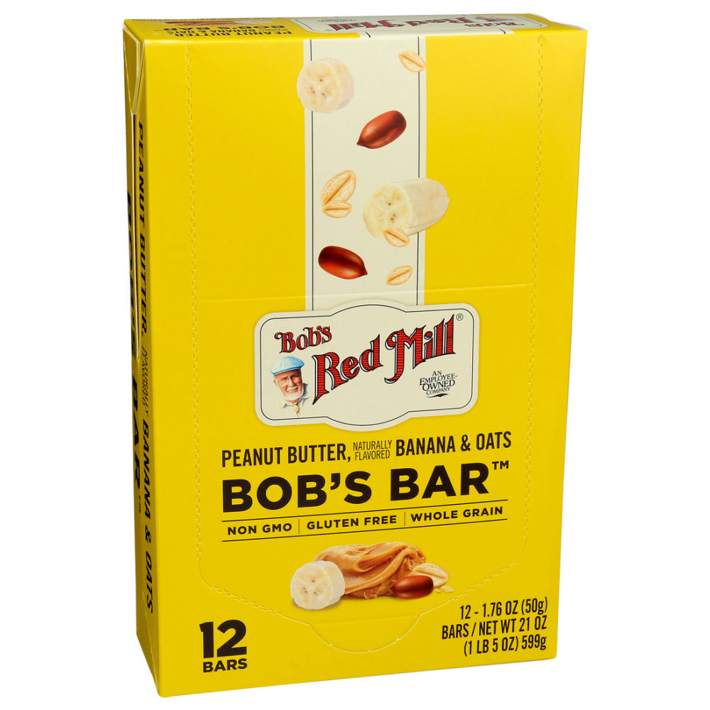 Bob's Red Mill, Bob's Bar, Peanut Butter Banana & Oats, 1.76 Oz