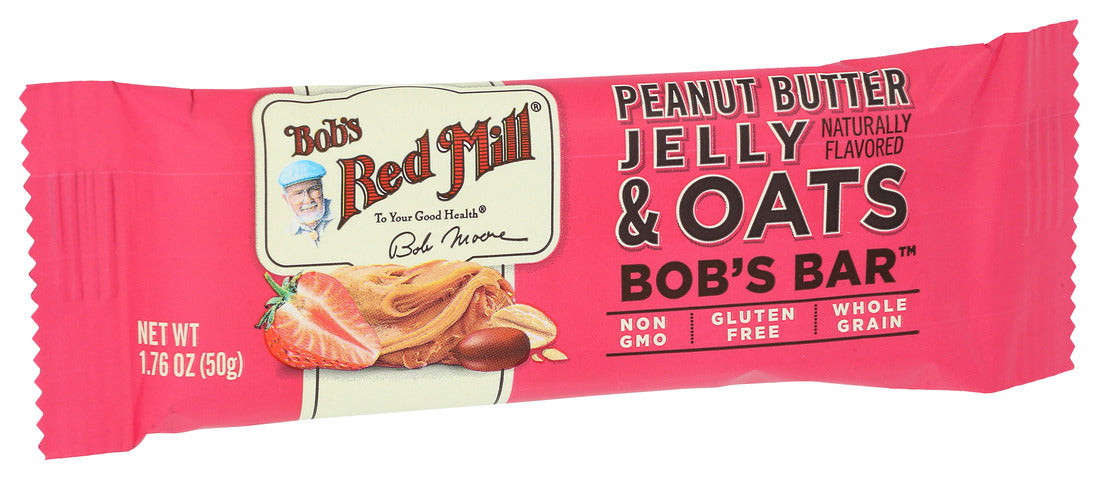 Bob's Red Mill, Bob's Bar, Peanut Butter Jelly & Oats, 1.76 Oz