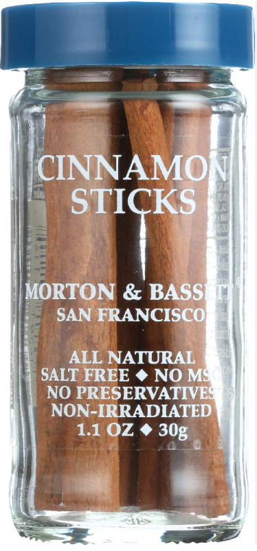 Morton & Bassett, Cinnamon Sticks, 1.1Oz