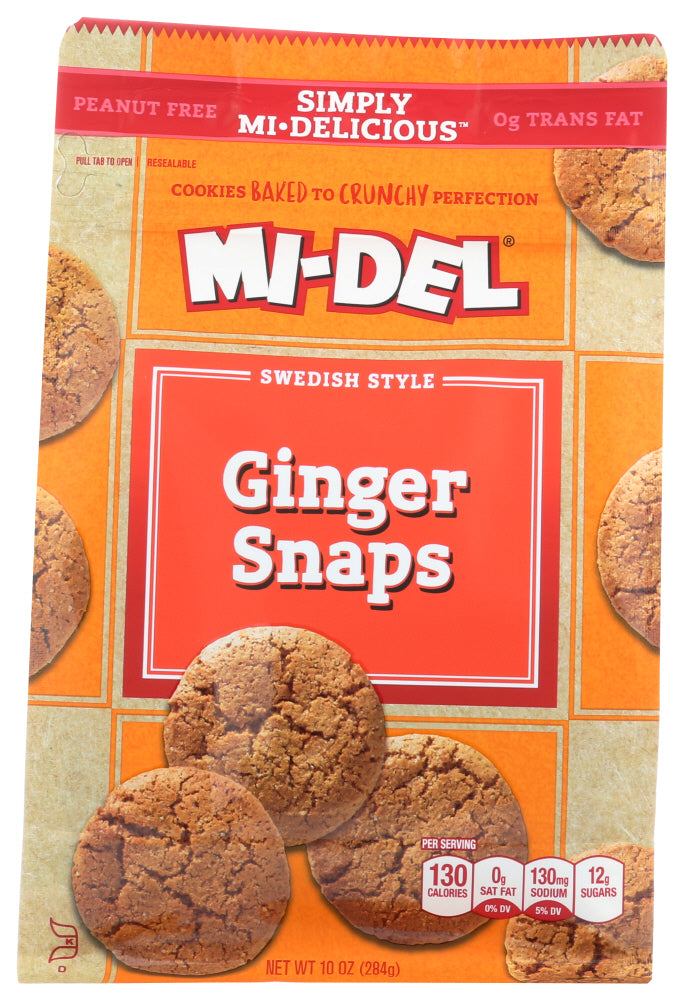 Mi-Del, Swedish Style Ginger Snaps, 10 Oz