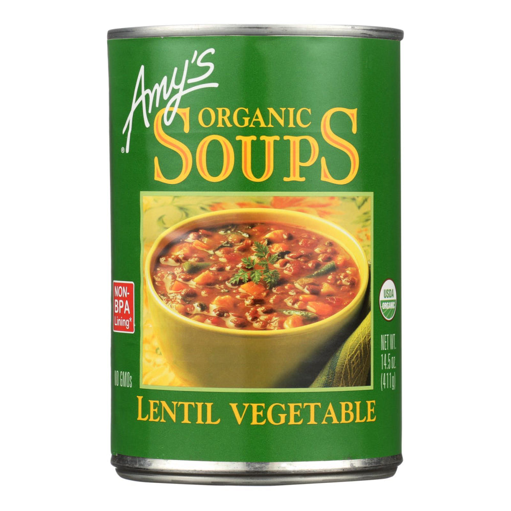 Amy's, Organic Lentil Vegetable Soup, 14.5 Oz