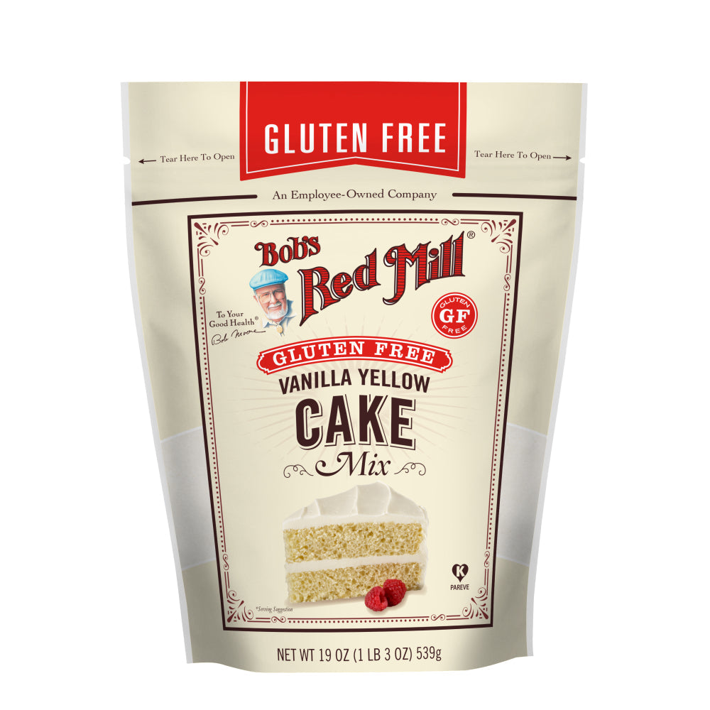 Bob's Red Mill, Gluten Free Vanilla Yellow Cake Mix, 19 Oz