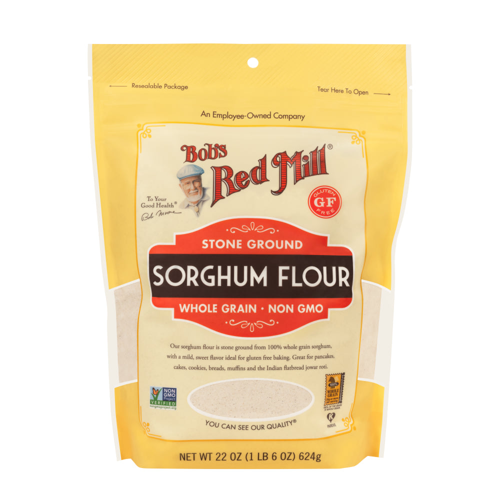 Bob's Red Mill, Stone Ground Sorghum Flour, Whole Grain, 22 Oz