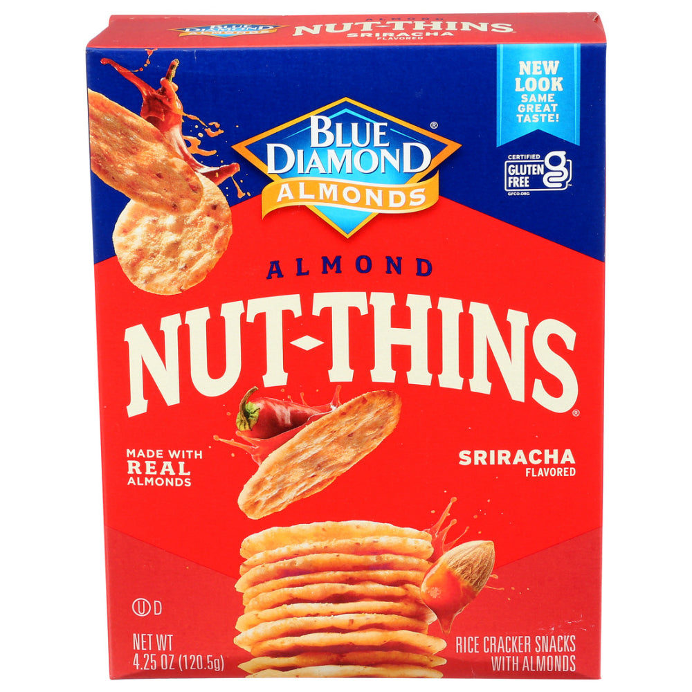 Blue Diamond, Almond Nut Thins, Sriracha, 4.25 Oz