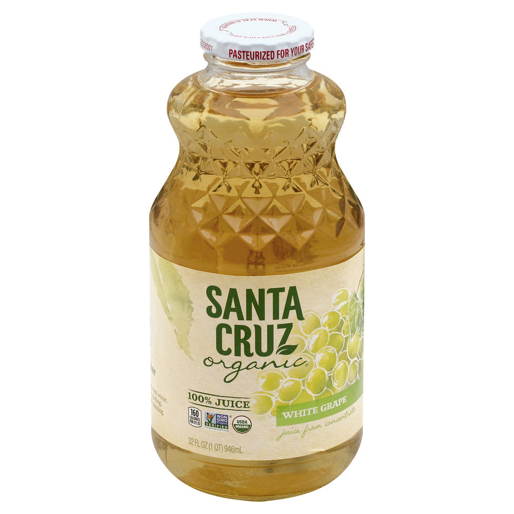 Santa Cruz Organic, Organic White Grape Juice, 32 Oz