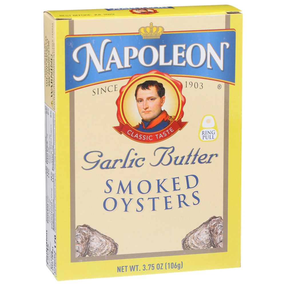 Napoleon Co., Garlic Butter Smoked Oysters, 3.75 Oz