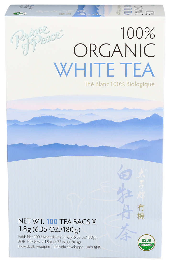 Prince Of Peace, 100% Organic White Tea, 100 Ct