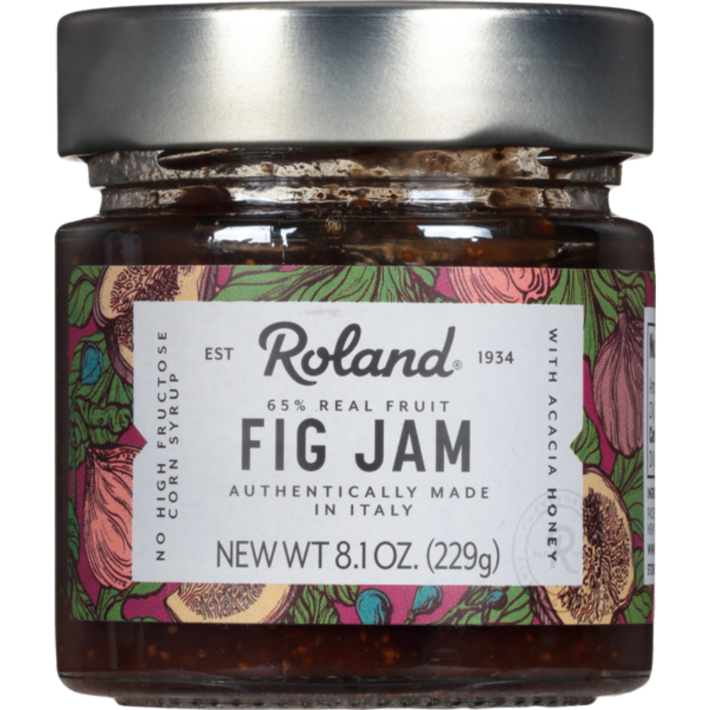 Roland, Fig Jam, 65% Real Fruit, 8.1 Oz