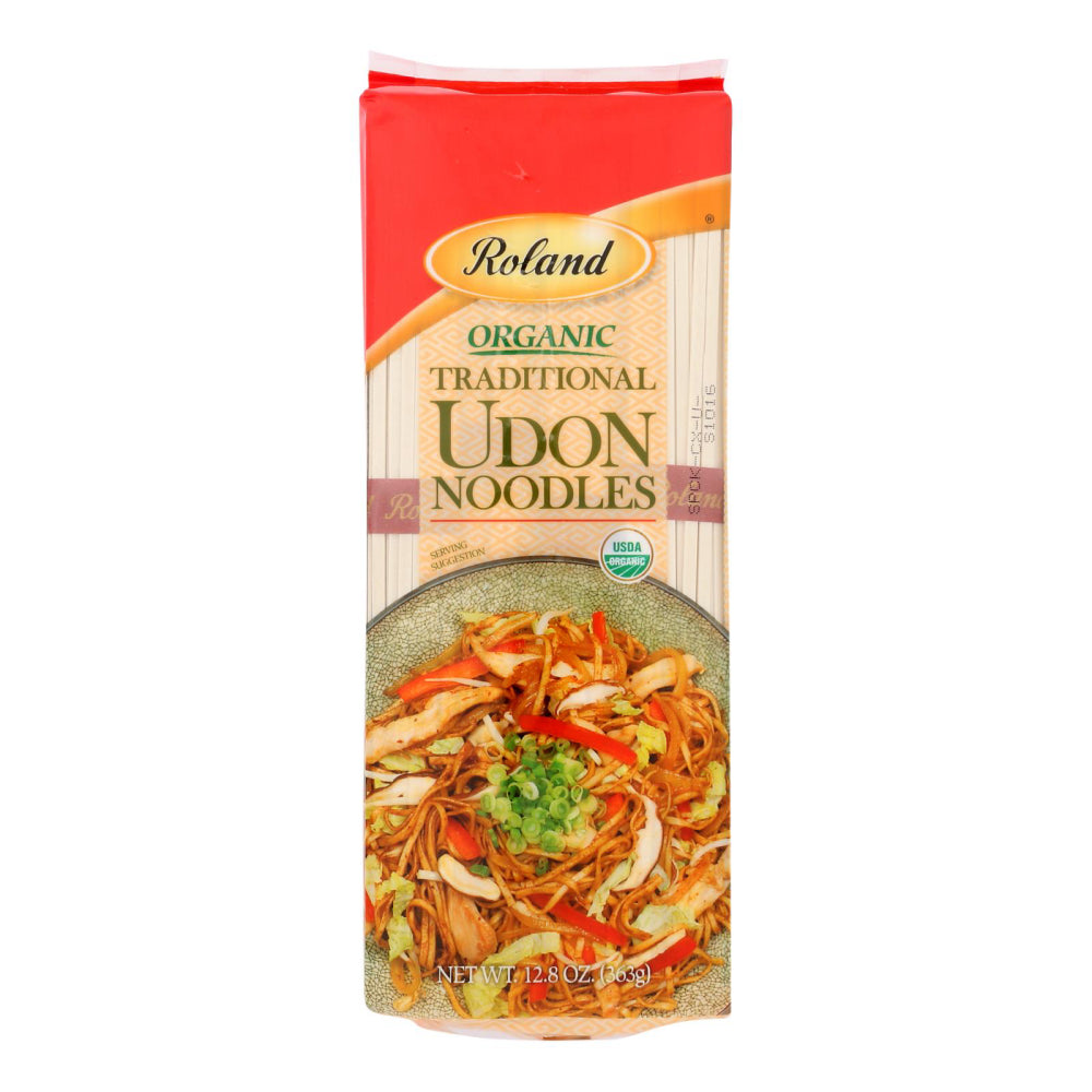 Roland, Organic Traditional Udon Noodles, 12.8 Oz