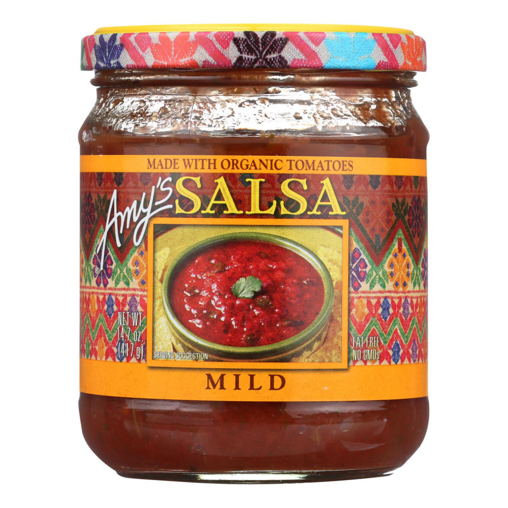 Amy's, Salsa With Organic Tomatoes, Mild, 14.7 Oz