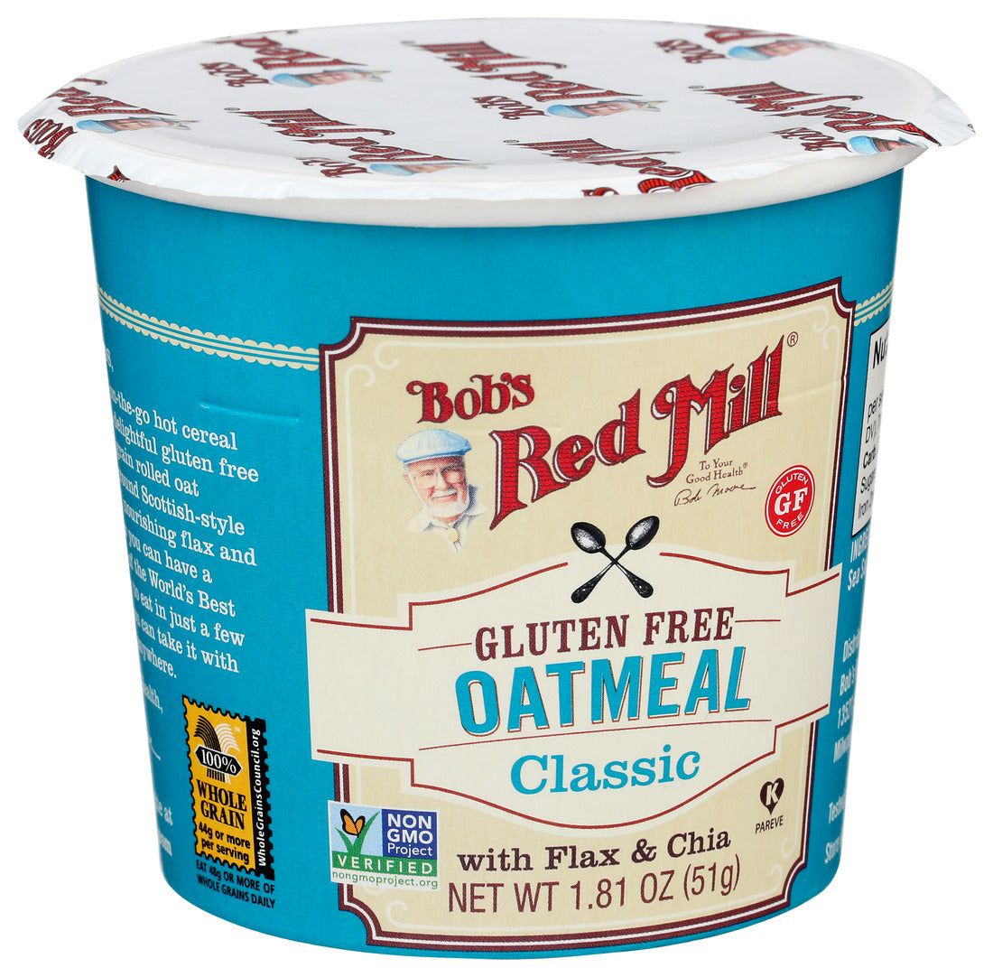 Bob's Red Mill, Gluten Free Oatmeal Cup, Classic, 1.81 Oz