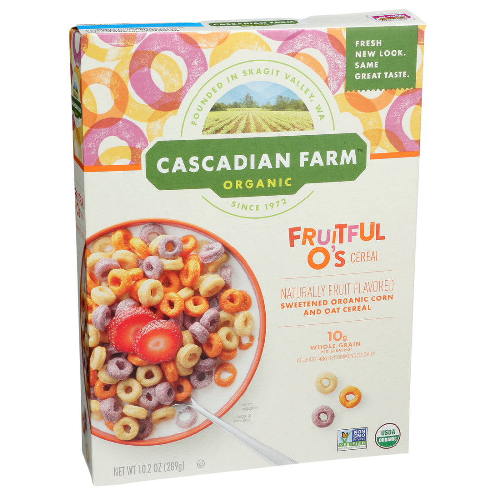 Cascadian Farm, Organic Fruitful O's Cereal, 10.2 Oz