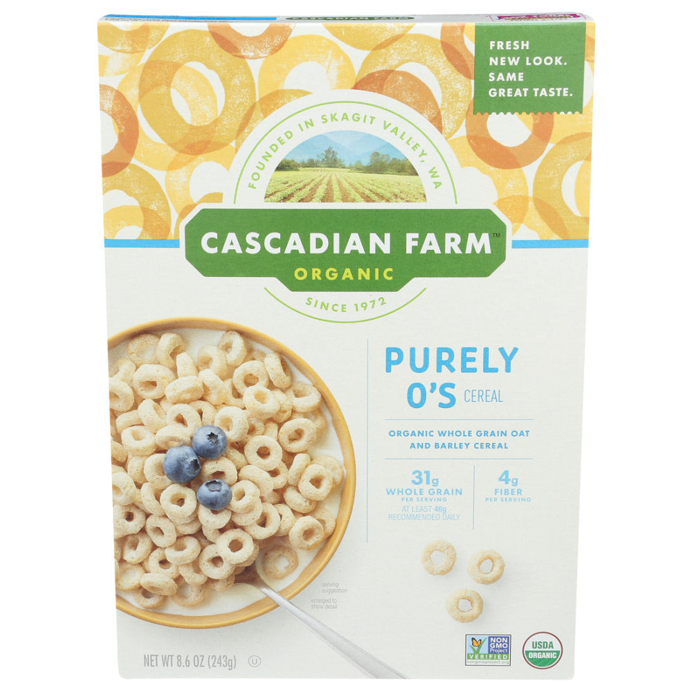 Cascadian Farm, Organic Purely O's Cereal, 8.6 Oz