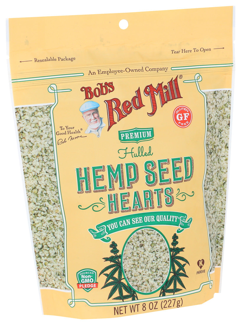 Bob's Red Mill, Premium Hulled Hemp Seed Hearts, 8 Oz