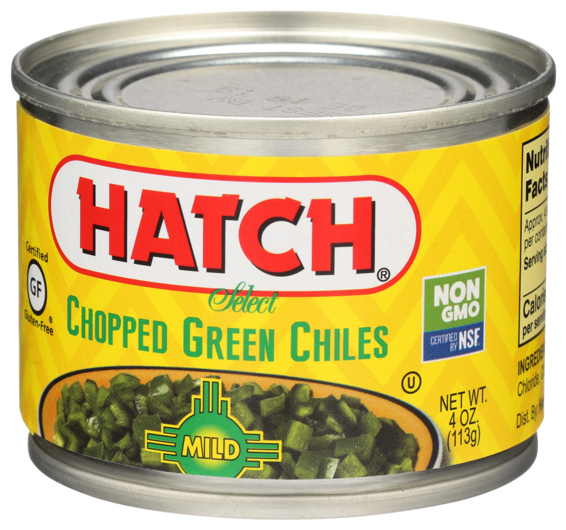 Hatch Chile, Chopped Green Chile, Mild 4 Oz