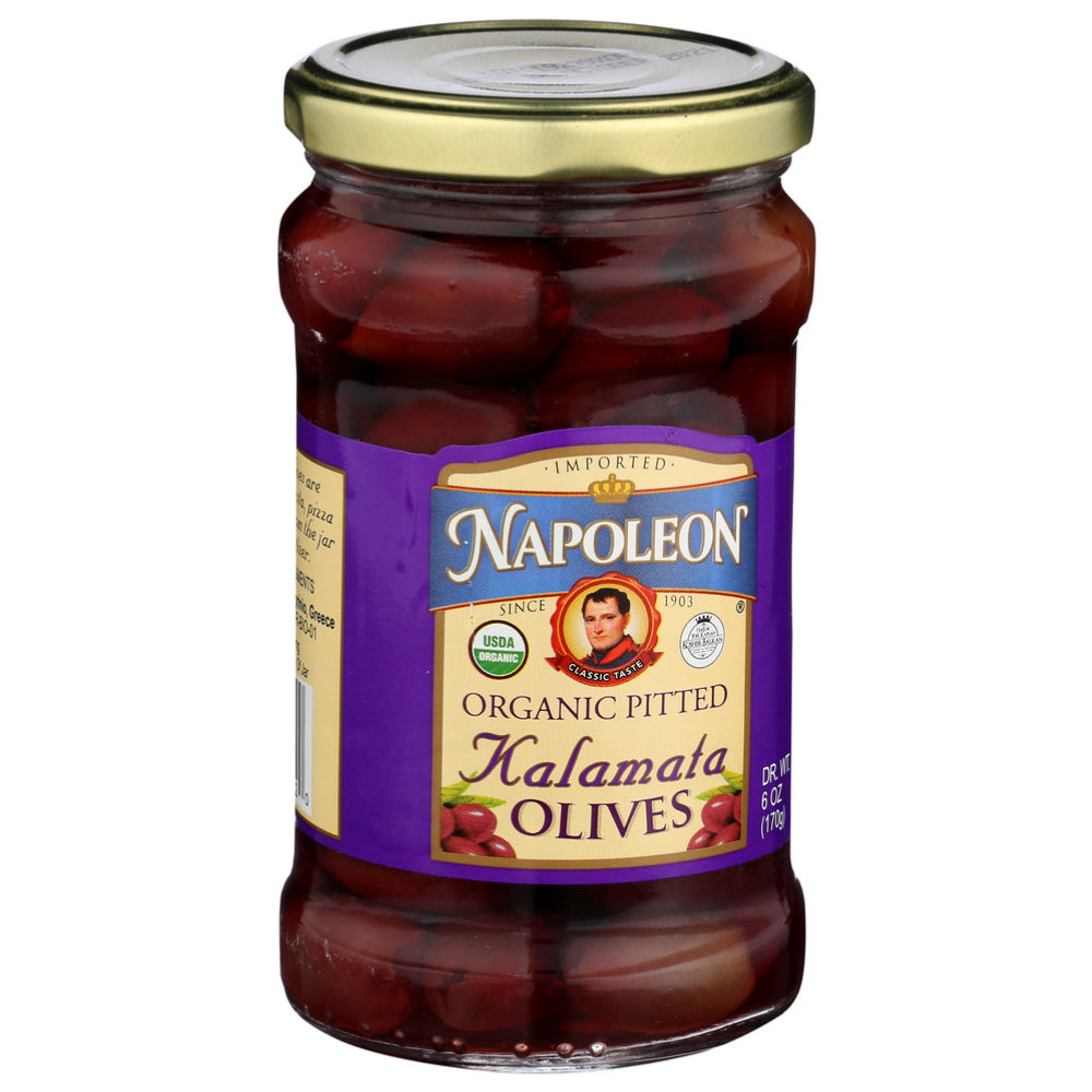 Napoleon Co., Organic Pitted Kalamata Olives, 6 Oz