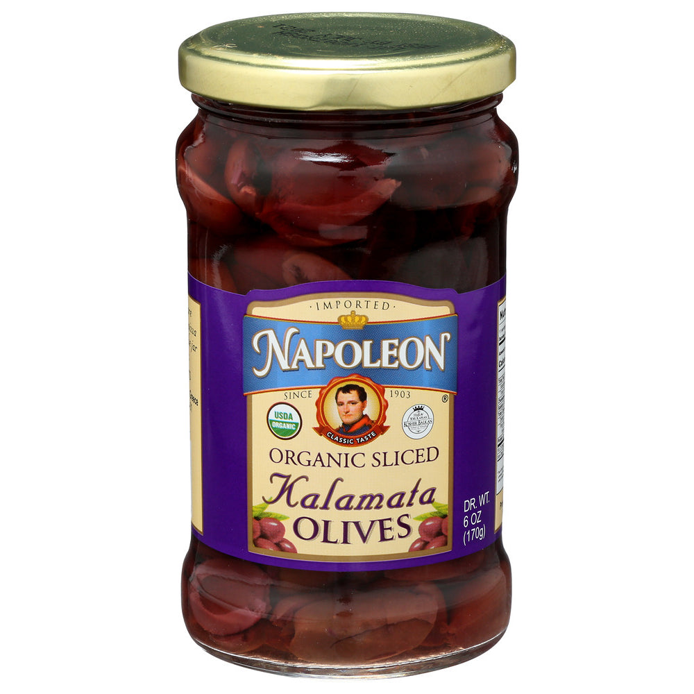 Napoleon Co., Organic Sliced Kalamata Olives, 6 Oz