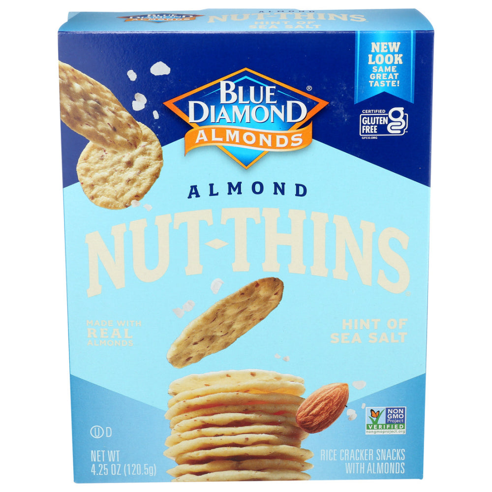 Blue Diamond, Almond Nut Thins, Sea Salt, 4.25 Oz