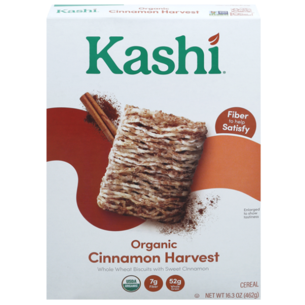 Kashi, Organic Cinnamon Harvest Cereal, 14 Oz