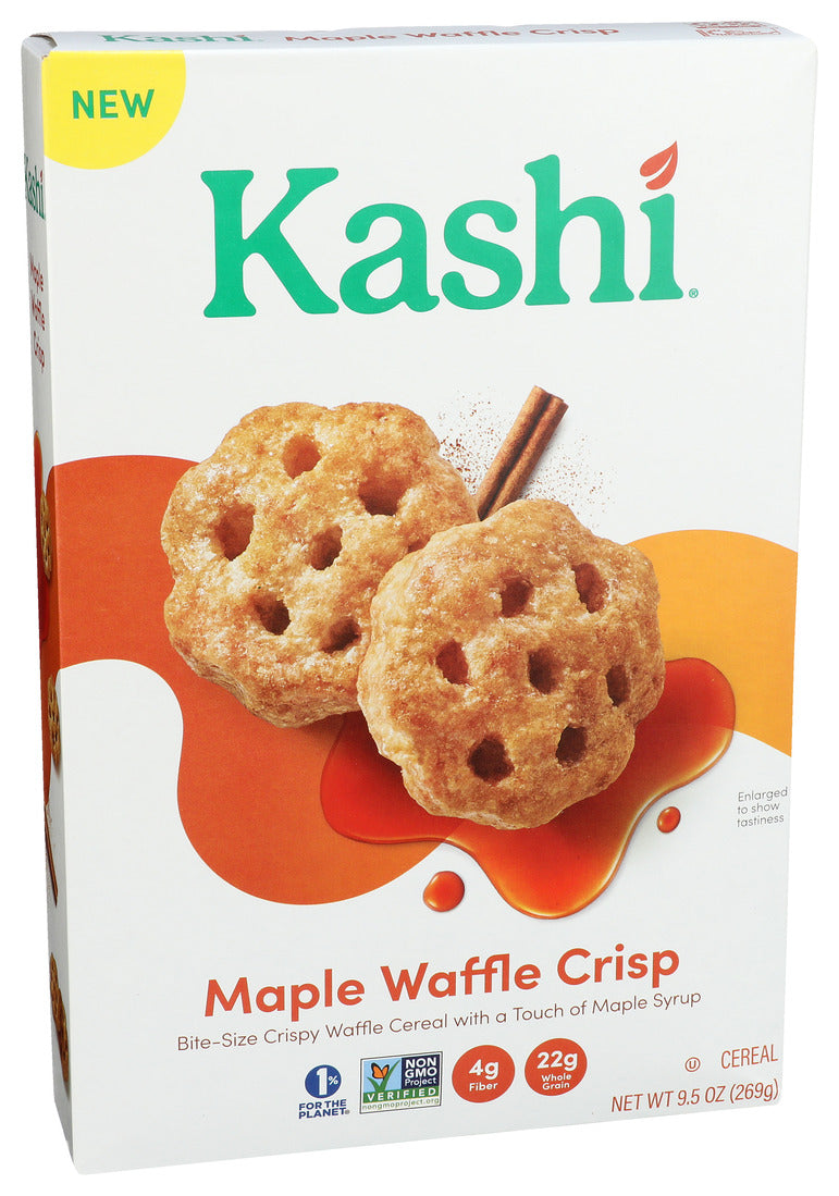 Kashi, Maple Waffle Crisp Cereal, 9.5 Oz