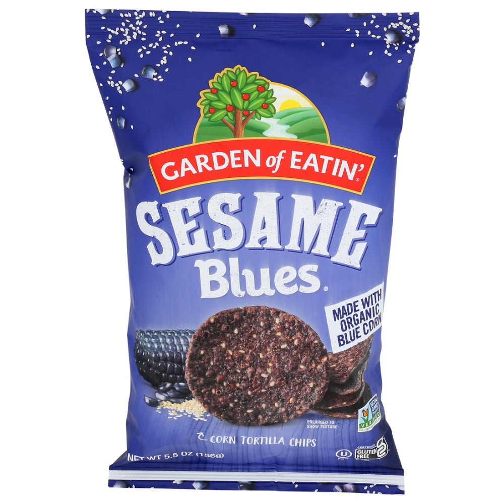 Garden Of Eatin', Sesame Blues, Corn Tortilla Chips, 5.5 Oz