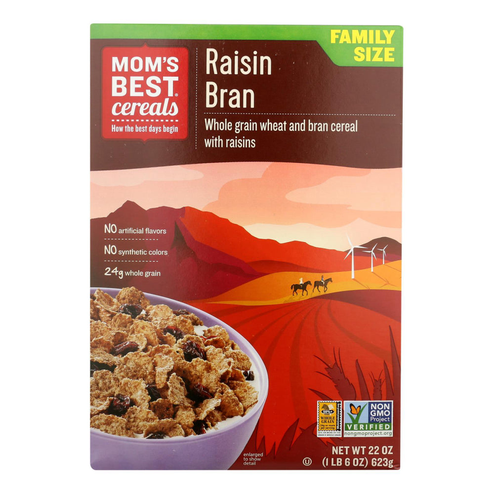 Mom`s Best, Raisin Bran, Family Size, 22 Oz