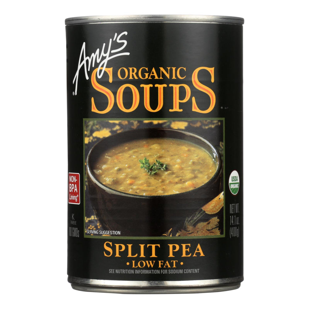 Amy's, Organic Low Fat Split Pea Soup, 14.1 Oz