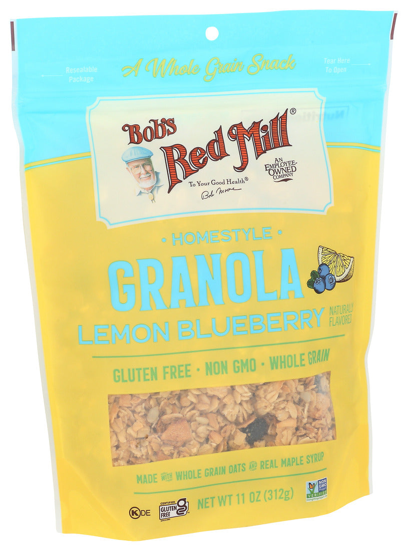 Bob's Red Mill, Homestyle Granola, Lemon Blueberry, 11 Oz