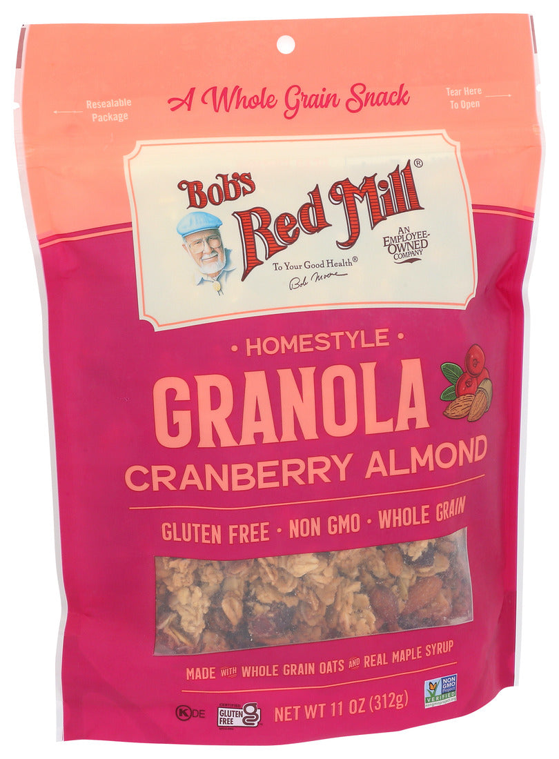 Bob's Red Mill, Homestyle Granola, Cranberry Almond, 11 Oz