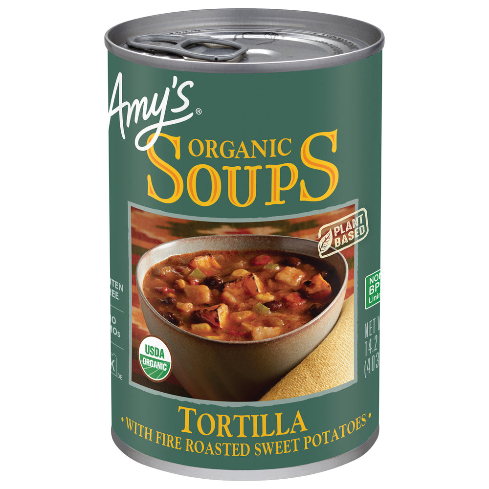 Amy's, Organic Tortilla Soup With Fire Roasted Sweet Potatoes, 14.2 Oz