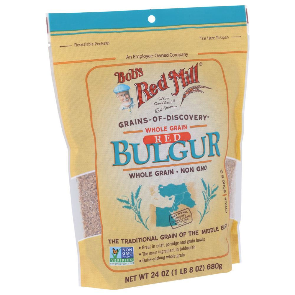 Bob's Red Mill, Whole Grain Red Bulgur, 24 Oz