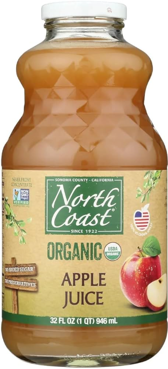 North Coast, Organic Apple Juice, 32 Oz