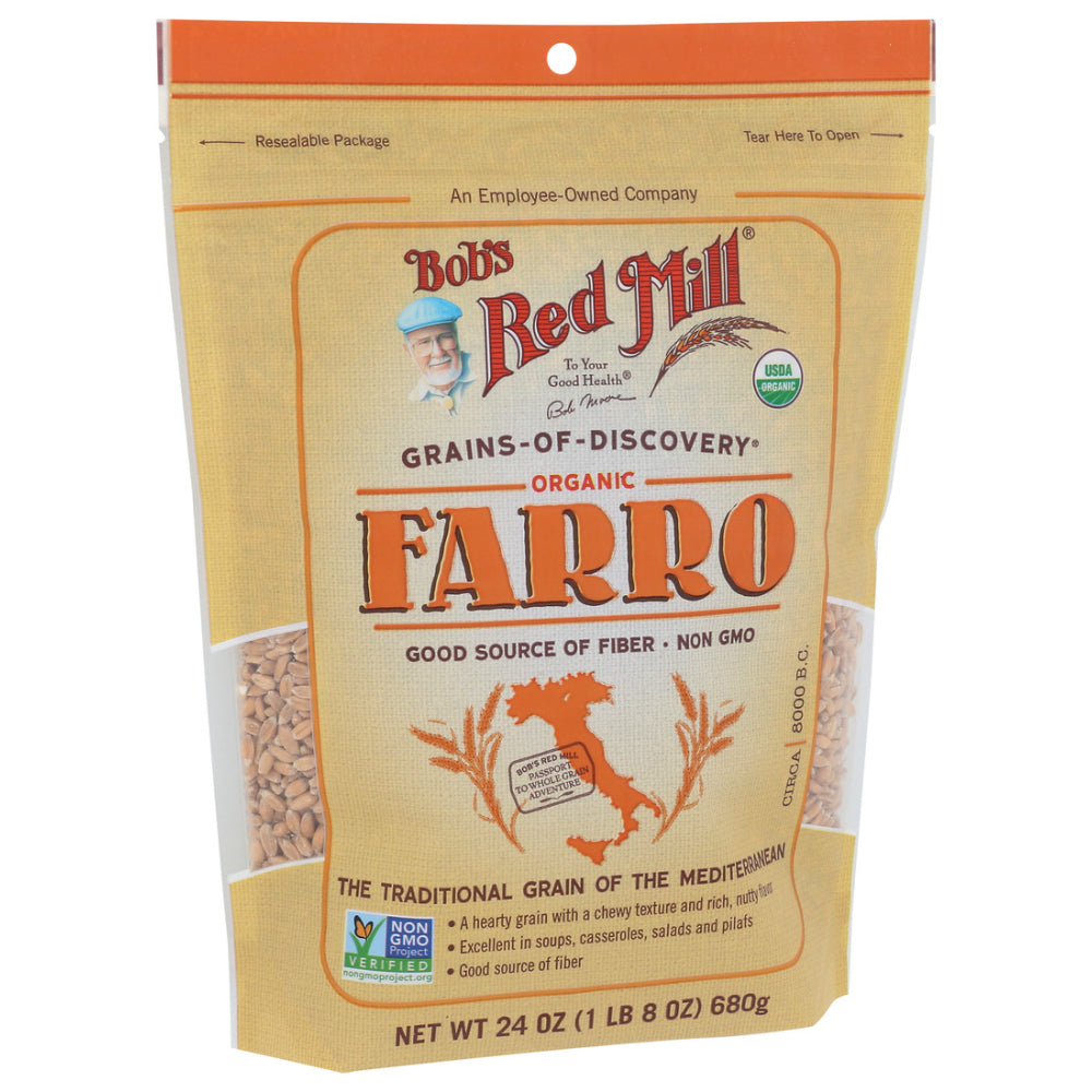 Bob's Red Mill, Organic Farro, 24 Oz