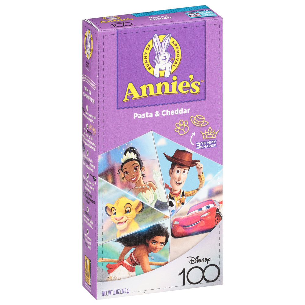 Annie's Homegrown, Disney 100 Pasta & Cheddar, 6 Oz