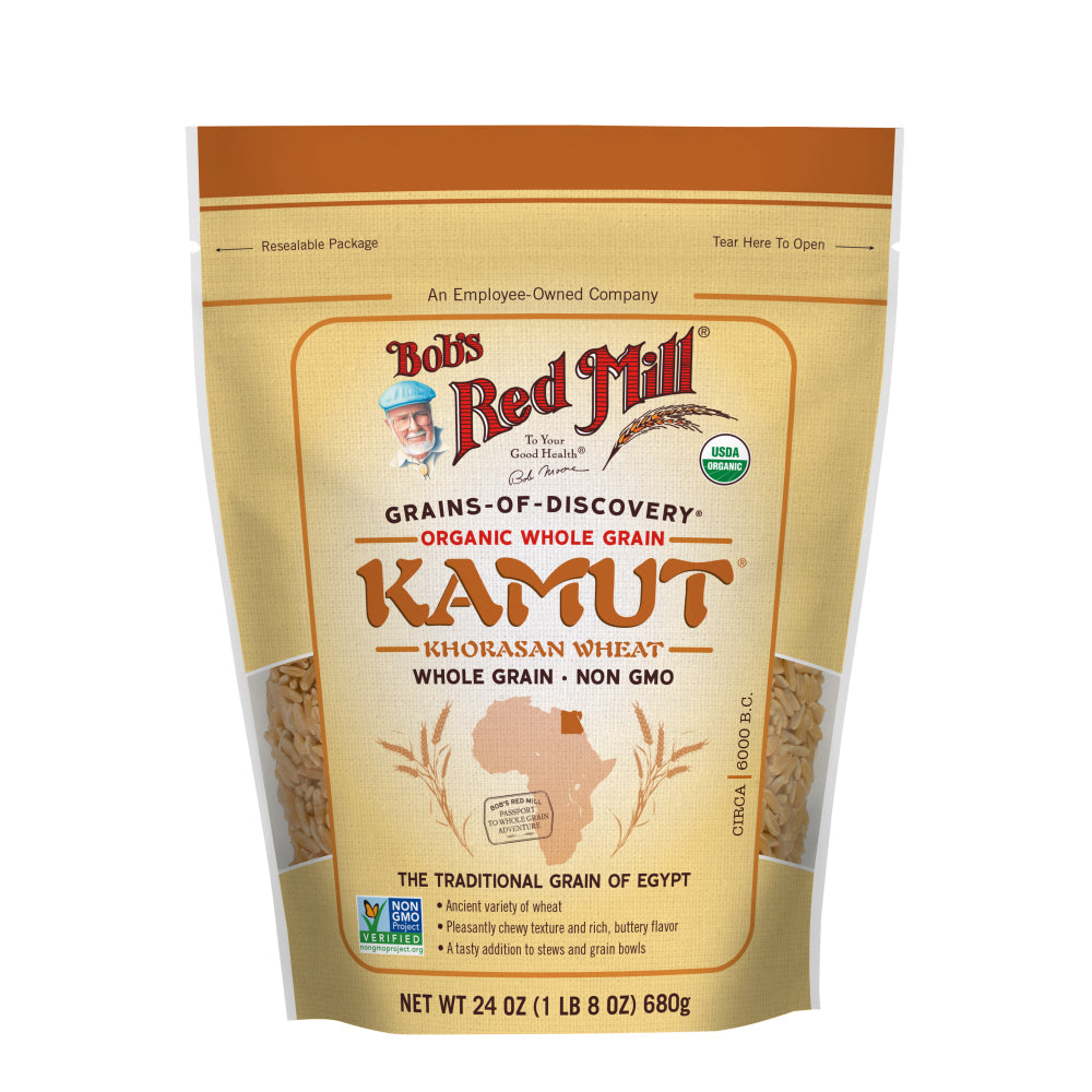 Bob's Red Mill, Organic Whole Grain Kamut Khorasan Wheat, 24 Oz