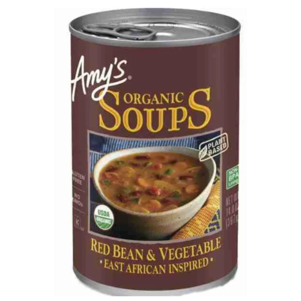 Amy's, Organic East African Inspired Red Bean and Vegetable Soup, 14 Oz